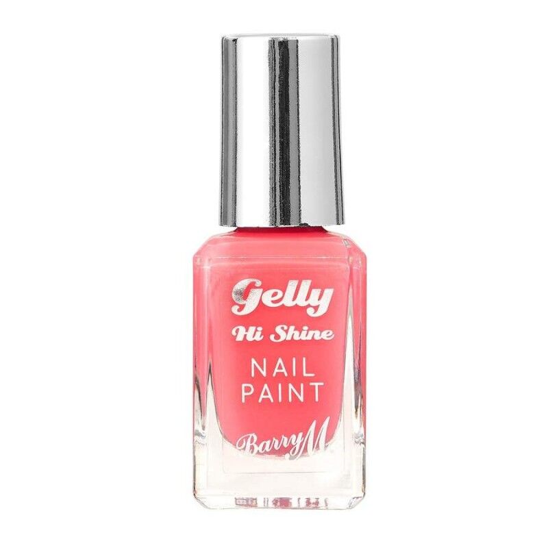 Barry M. Gelly Hi Shine Nail Paint Pink Grapefruit 10 ml Neglelakk