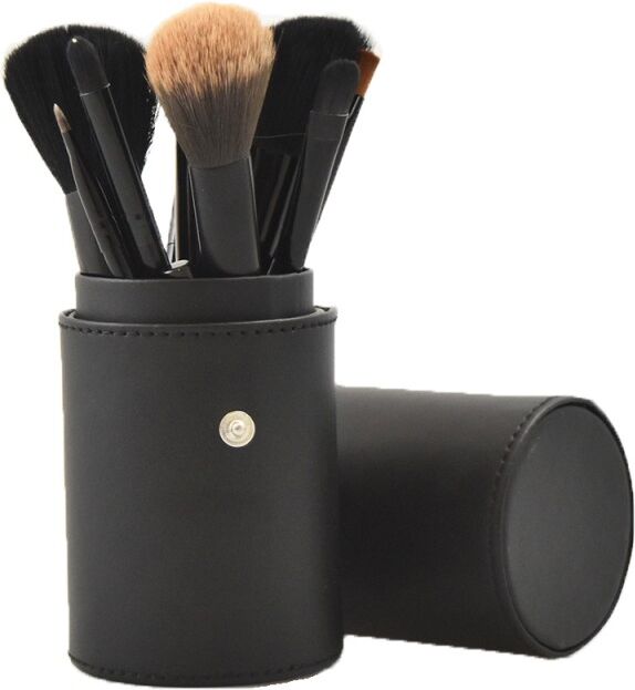 Basics Makeup Brush Set Black 12 stk Pensel