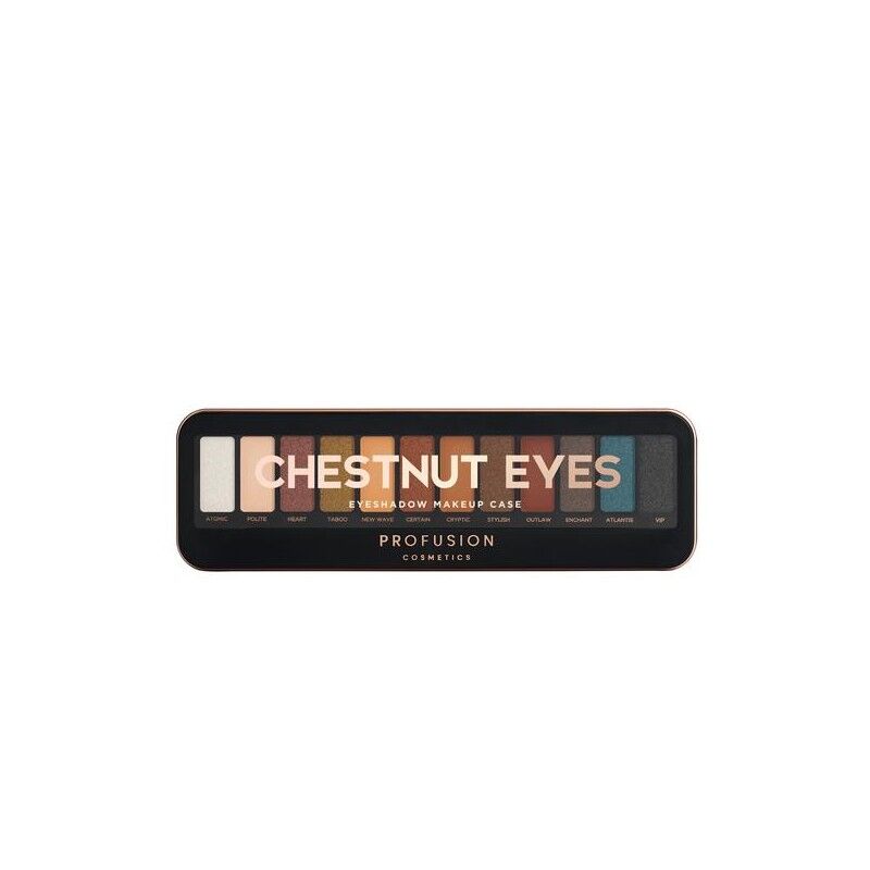 Profusion Pro Makeup Case Chestnut Eyes 10,2 g Sminkepalett