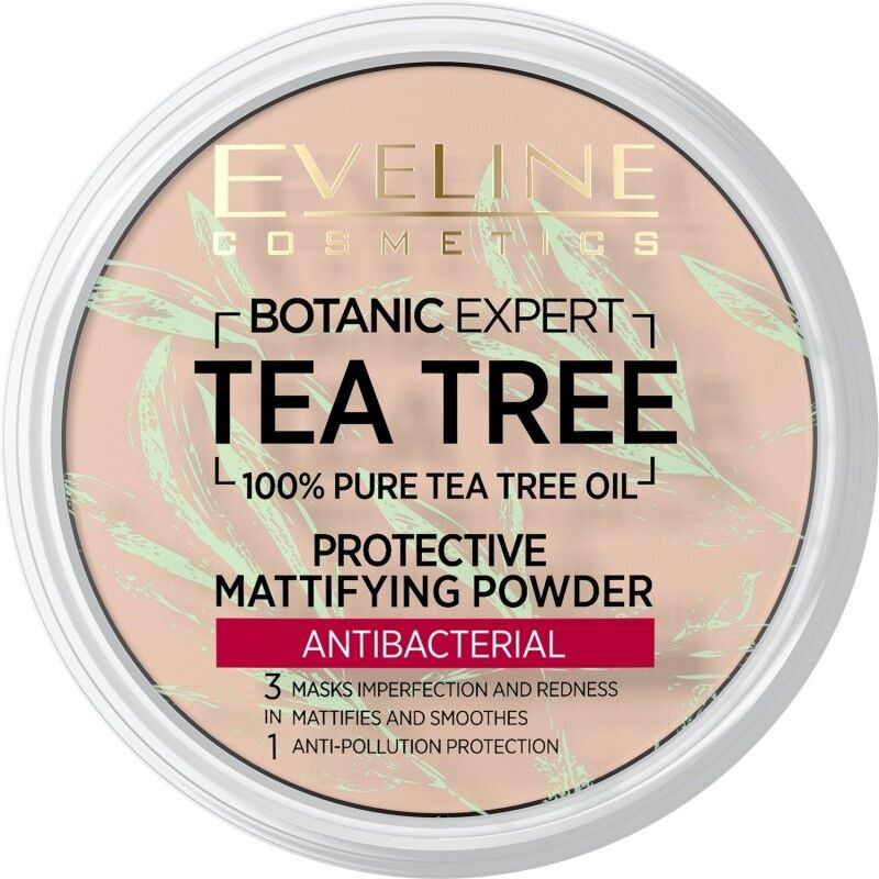 Eveline Botanic Expert Tea Tree Antibacterial Powder No. 02 Beige 12 g Pudder