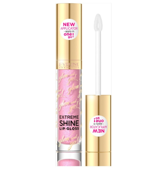 Eveline Glow And Go! Extreme Shine Lip Gloss 07 Glossy Rose 4,5 ml Lipgloss