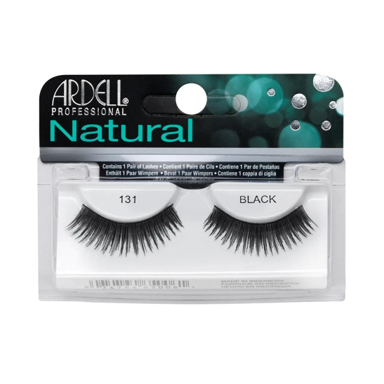 Ardell Natural False Eye Lashes 131 Black 1 par Falske øyevipper