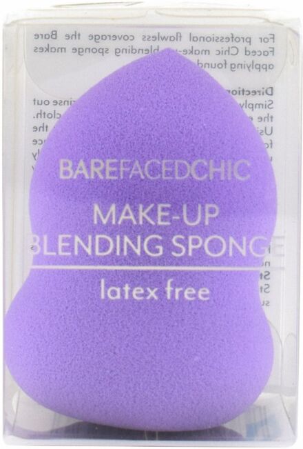 Bare Faced Chic Make Up Blending Sponge Latex Free Purple 1 stk Sminkesvamp