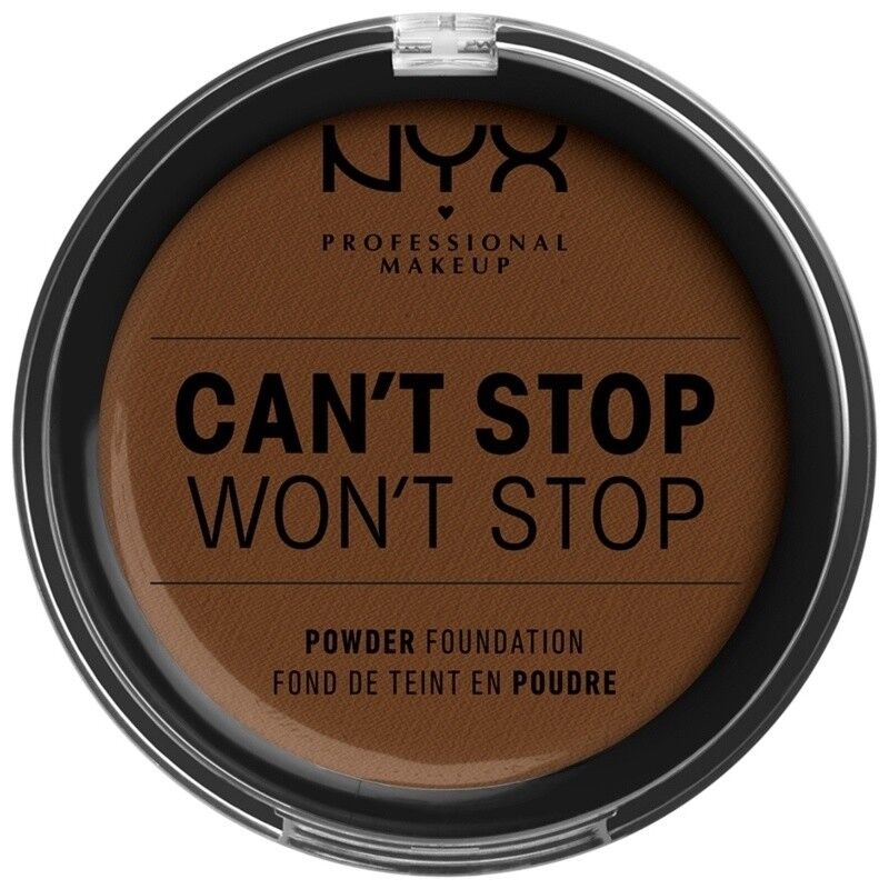 NYX Can't Stop Won't Stop Powder Foundation Walnut 10,7 g Foundation