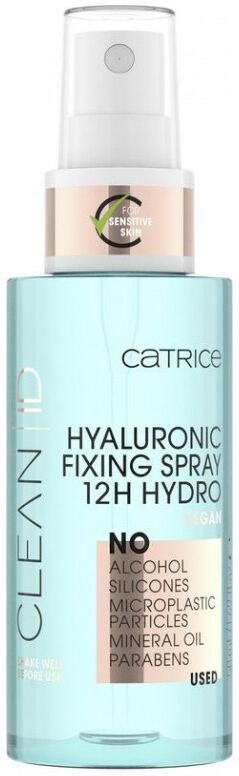 Catrice Clean ID Hyaluronic Fixing Spray 12H Hydro 50 ml Makeup Fixing Spray