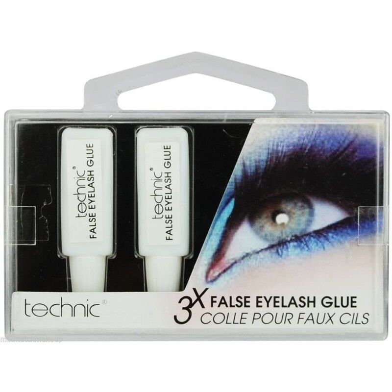 Technic False Eyelash Glue 3 x 1 ml Falske øyevipper