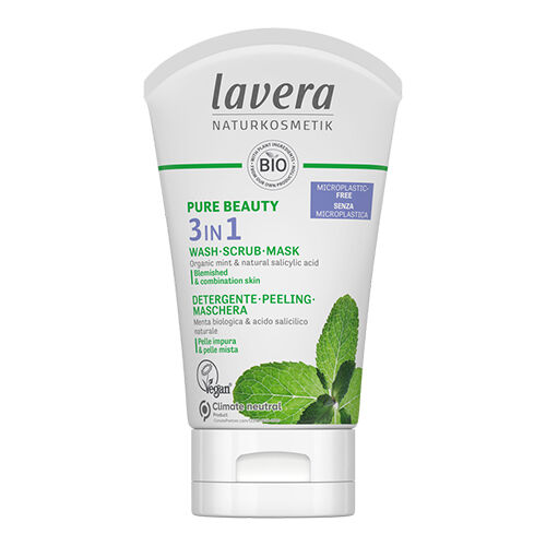 Lavera Pure Beauty 3 In 1 Wash-scrub-mask - 125 ml
