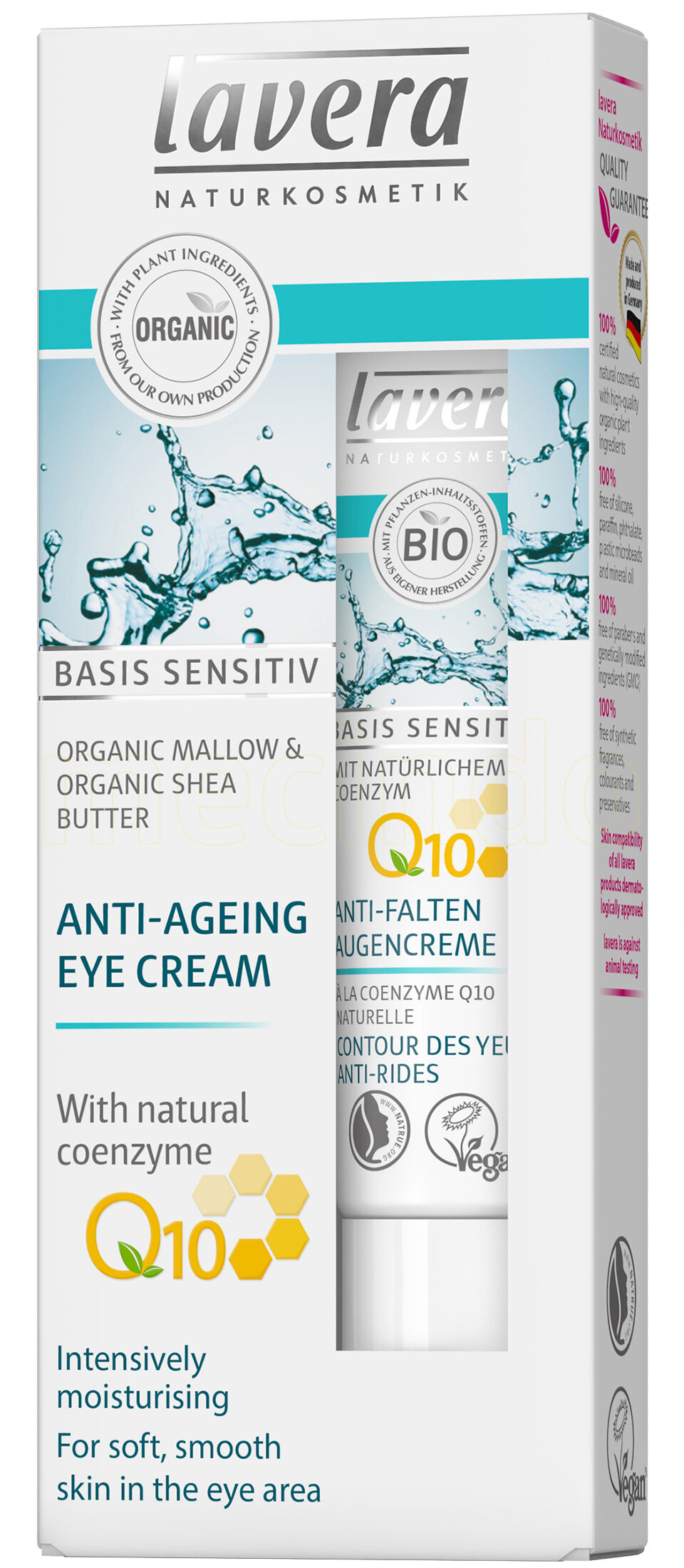 Lavera Øjencreme Q10 Anti-Age Basis sensitiv - 15 ml