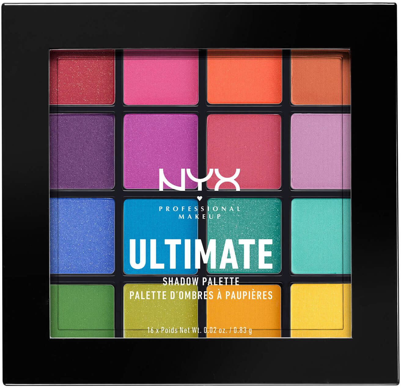 NYX Professional Makeup Ultimate Shadow Palette – Brights