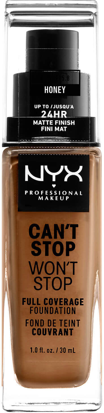 NYX Professional Makeup Can't Stop Won't Stop 24 Hour Foundation (flere nyanser) - Honey