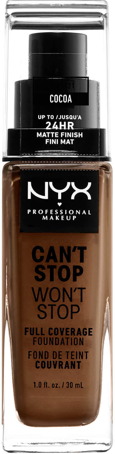 NYX Professional Makeup Can't Stop Won't Stop 24 Hour Foundation (flere nyanser) - Cocoa