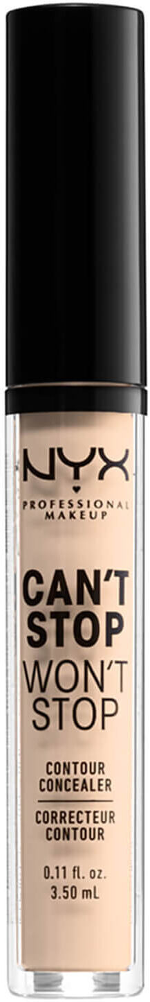 NYX Professional Makeup Can't Stop Won't Stop Contour Concealer (Various Shades) - Light Ivory