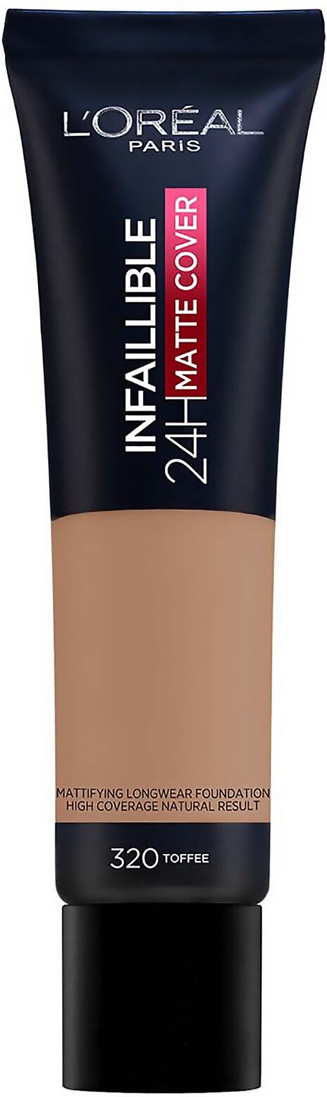 L'Oréal Paris Infallible 24hr Matte Cover Foundation 35ml (Various Shades) - 320 Toffee