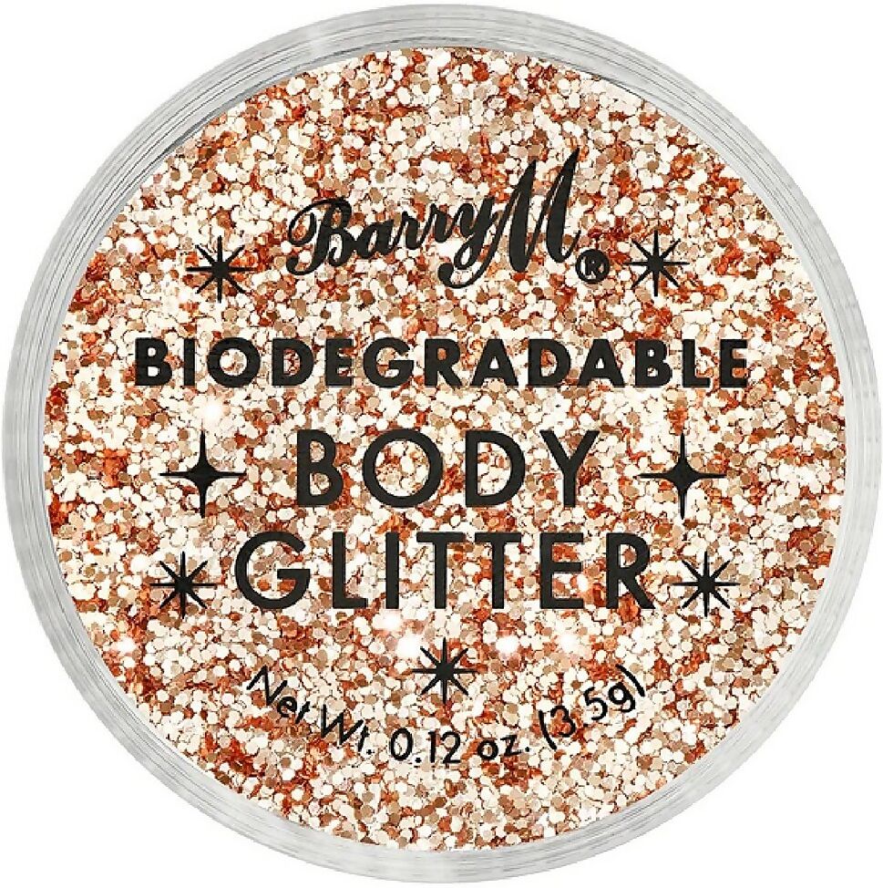 Barry M Cosmetics Biodegradable Body Glitter 3.5ml (Various Shades) - Pink Fizz