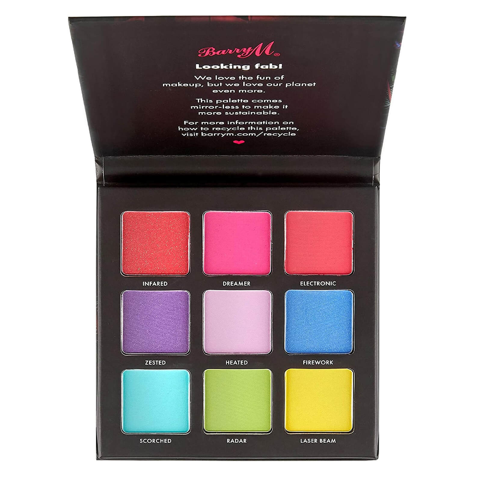 Barry M Cosmetics Eyeshadow Palette - Neon Brights 12.6g