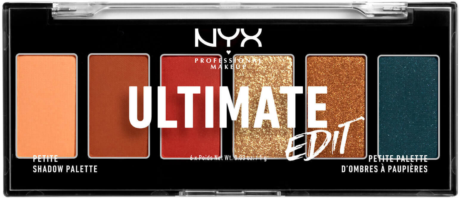 NYX Professional Makeup Ultimate Shadow Palette Edit Escape Artist 6 Shades