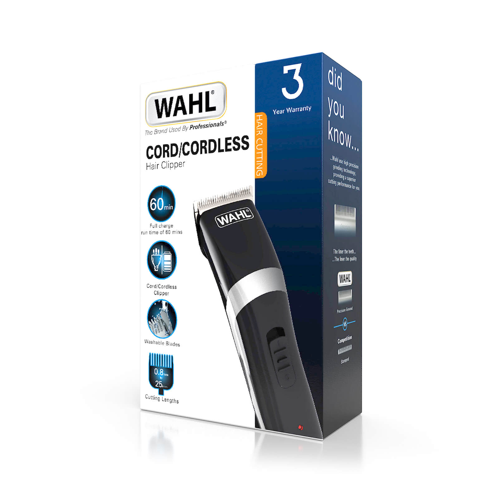 Wahl Clipper Kit Cord/Cordless Black