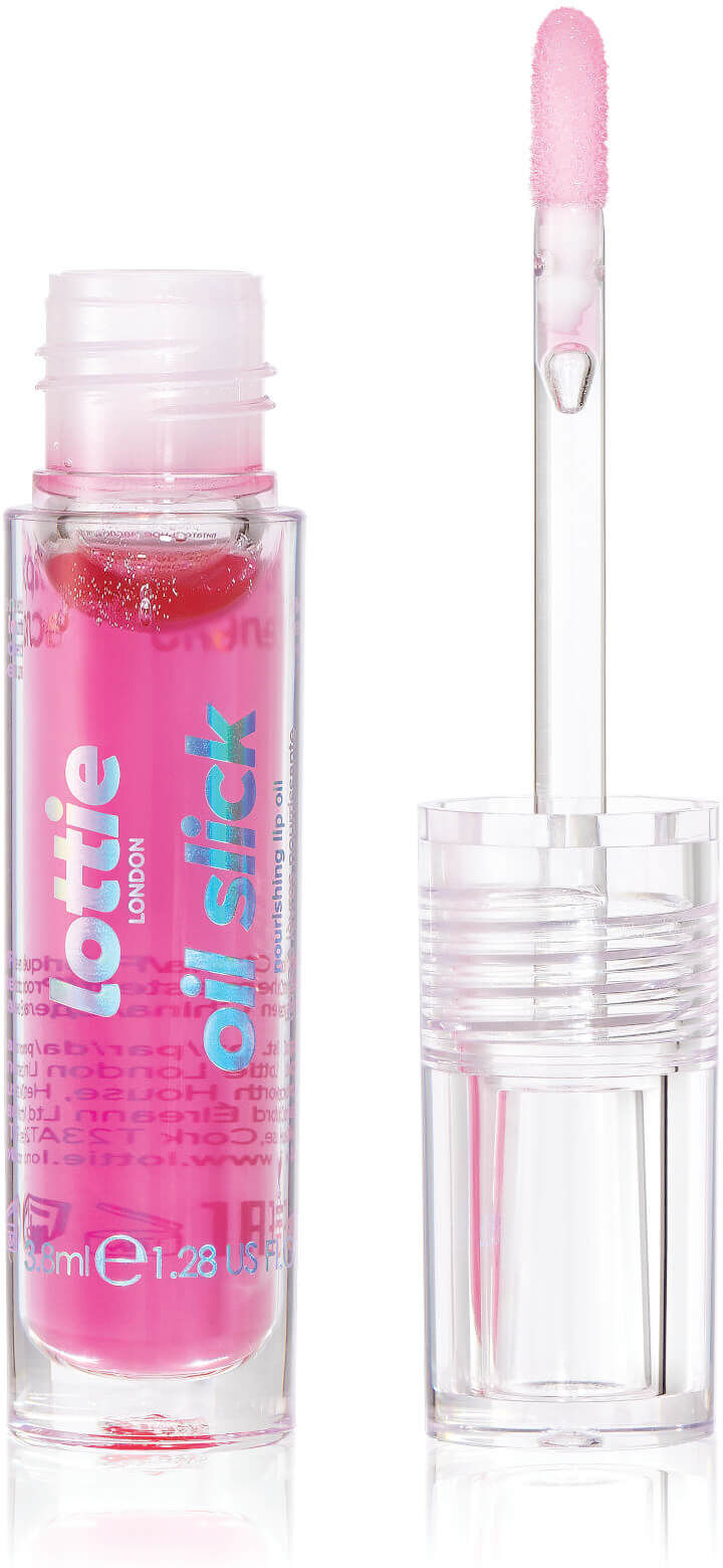 Lottie London Oil Slick Lip Oil 3.8ml (Various Shades) - Sweet Extra Cherries