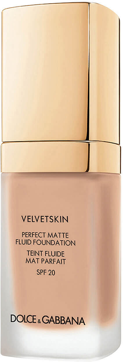 Dolce&Gabbana Velvetskin Perfect Matte Fluid Foundation 30ml (Various Shades) - 130 Warm Rose