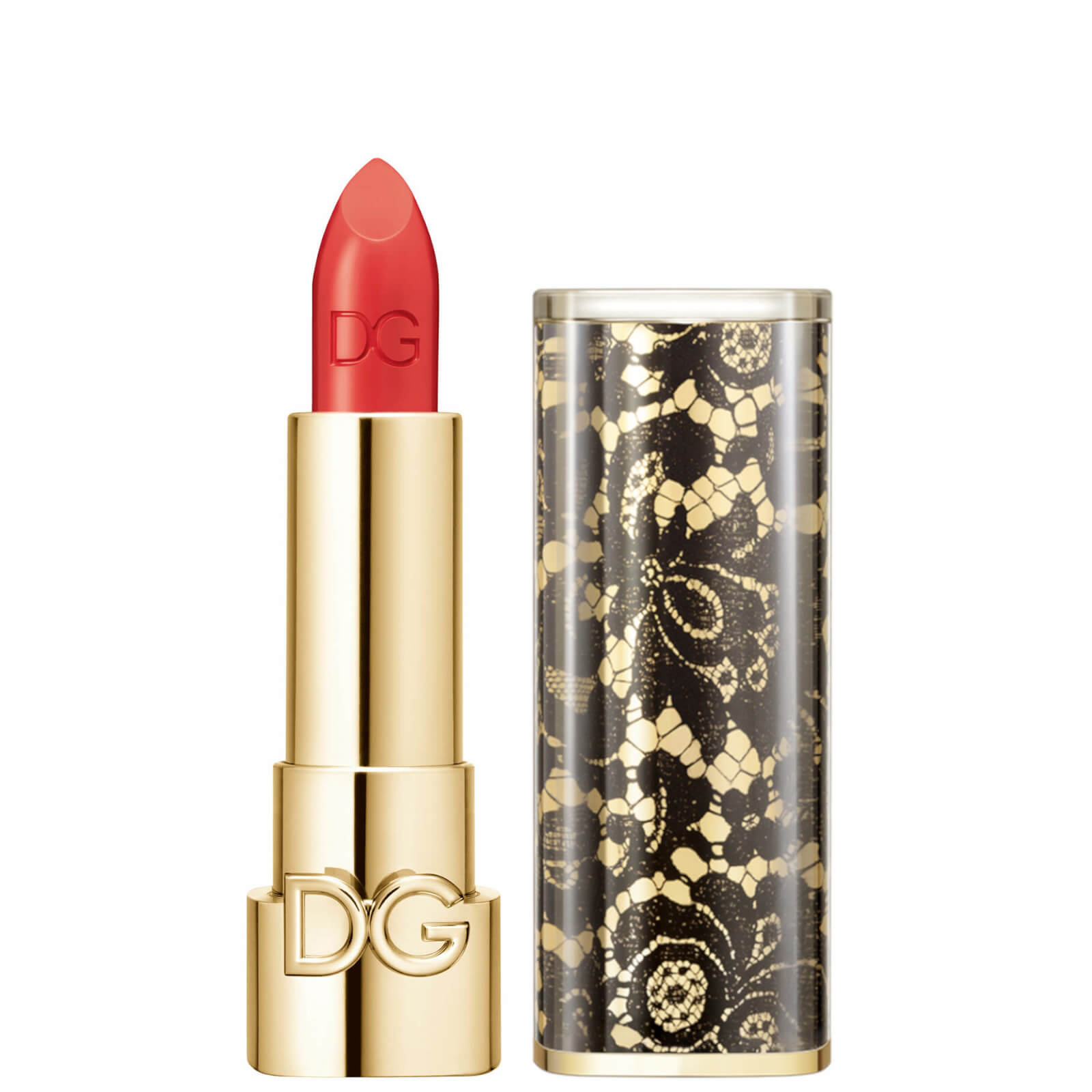 Dolce&Gabbana The Only One Lipstick + Cap (Lace) (Various Shades) - 600 Real Fire