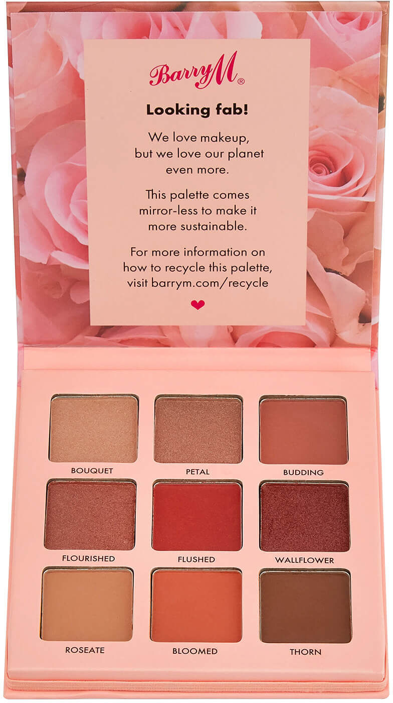 Barry M Cosmetics Rose Tinted Eyeshadow Palette 12.6g