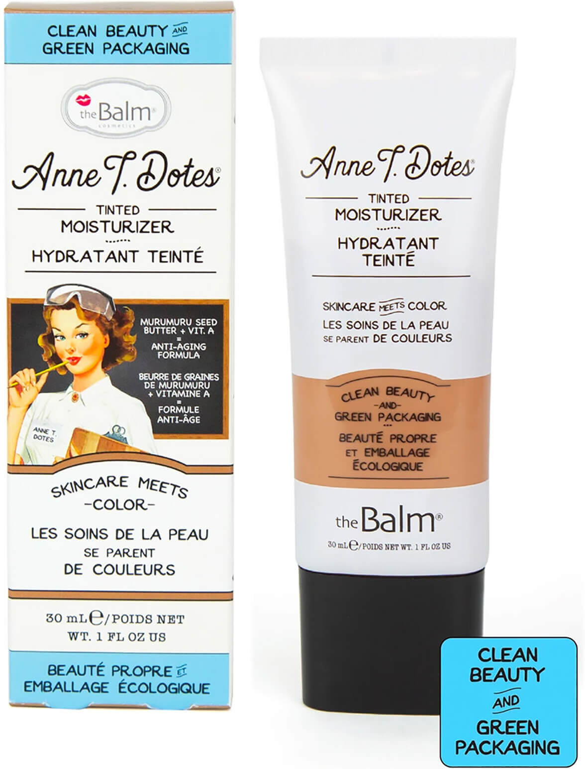 theBalm Anne T. Dotes Tinted Moisturiser 30ml (Various Shades) - Medium Dark