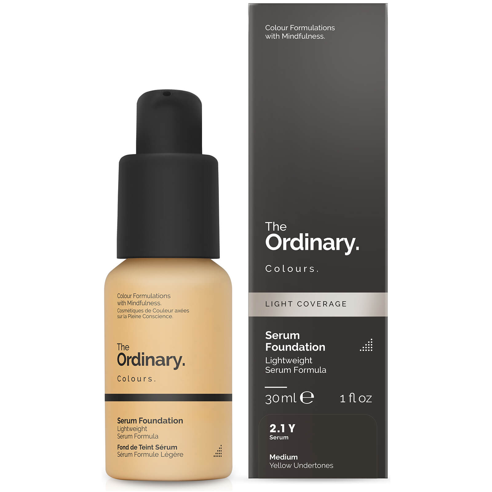 The Ordinary Serum Foundation with SPF 15 by The Ordinary Colours 30ml (Ulike fargetoner) - 2.1Y