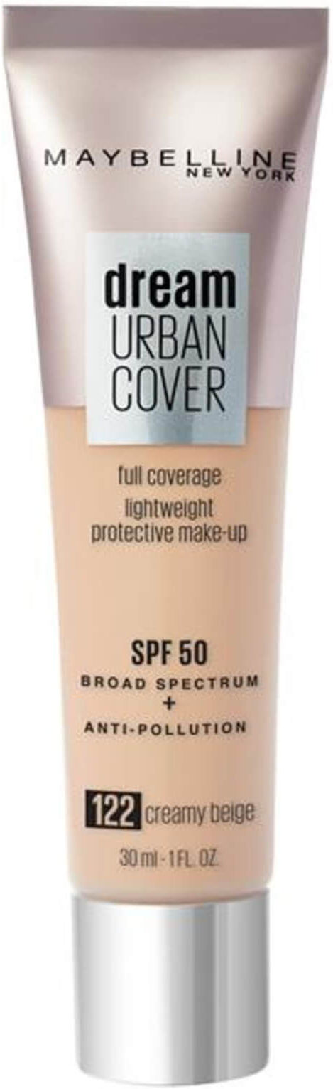 Maybelline Dream Urban Cover SPF50 Foundation 121ml (Various Shades) - 122 Creamy Beige