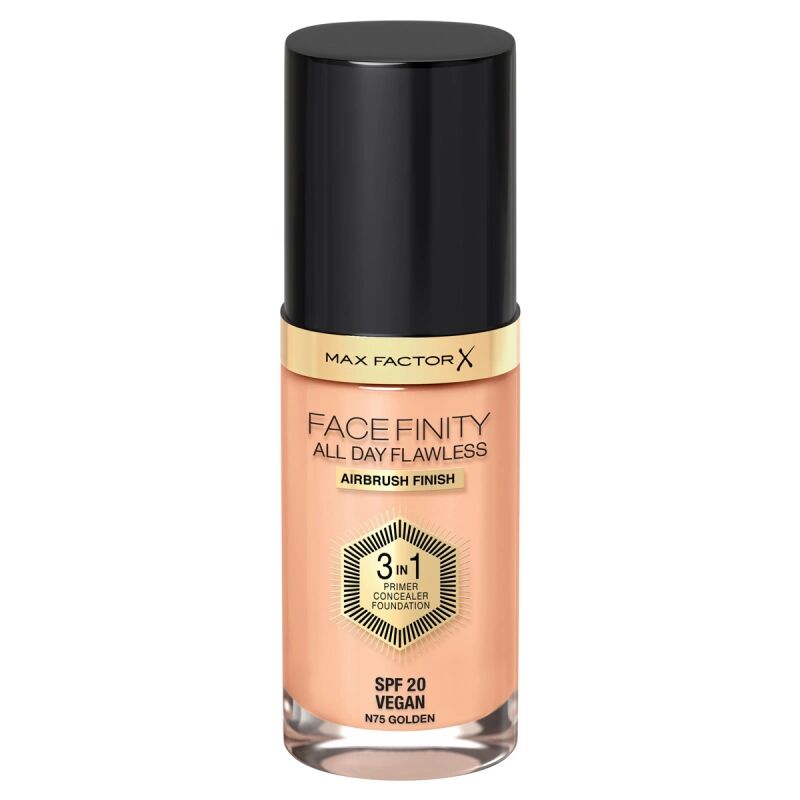 Max Factor Facefinity All Day Flawless 3 in 1 Foundation 75 Golden