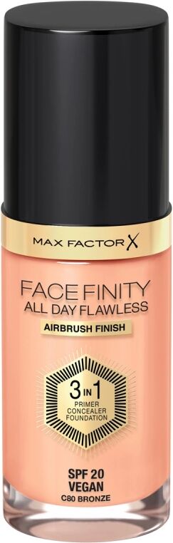 Max Factor Facefinity All Day Flawless 3 in 1 Foundation 80 Bronze