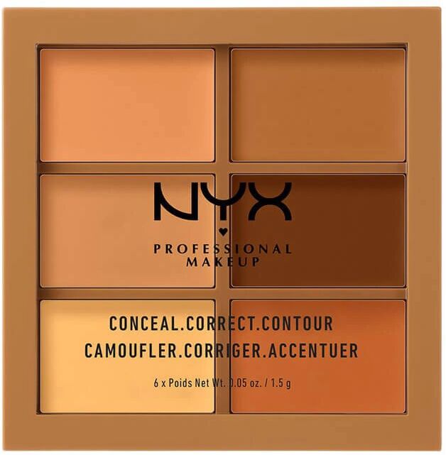 NYX Professional Makeup 3C Palette - Conceal, Correct, Contour - Deep