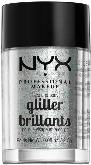 NYX Professional Makeup Face& Body Glitter- Ice