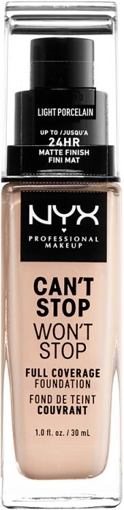 NYX Professional Makeup Cant Stop Wont Stop Foundation 1.3 Light Porcelain