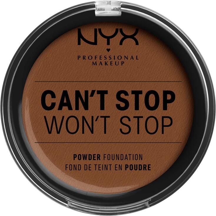 NYX Professional Makeup Cant Stop Wont Stop Powder Foundation 19 Mocha