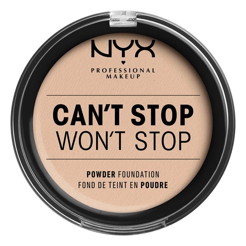 NYX Professional Makeup Cant Stop Wont Stop Powder Foundation 02 Alabaster