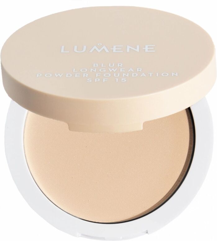 Lumene Blur Longwear Powder Foundation SPF 15 3 Fresh Apricot