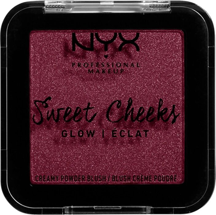 NYX Professional Makeup Sweet Cheeks Creamy Powder Blush Glowy Red Riot