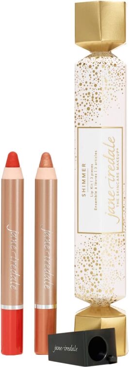 Jane Iredale Shimmer Lip Crayon Duo Poppers