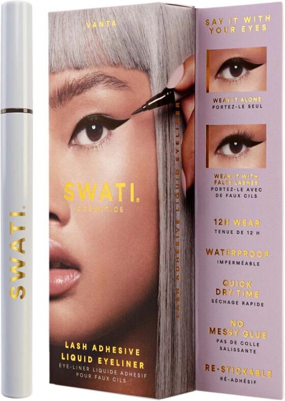 SWATI Cosmetics SWATI Cosmetic Lenses Lash Adhesive Liquid Eyeliner Vanta (Shade Brown)