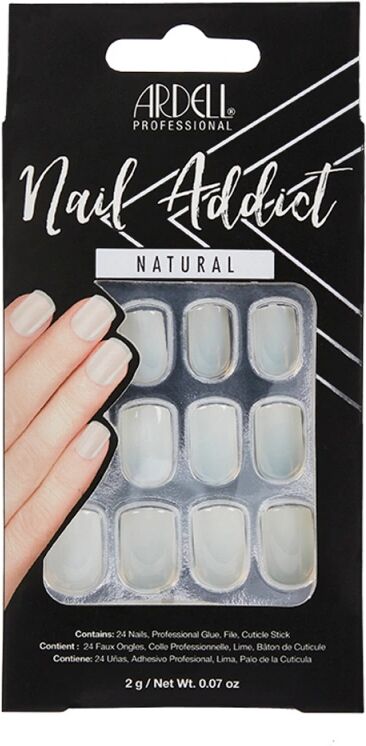 Ardell Nail Addict Natural Squared