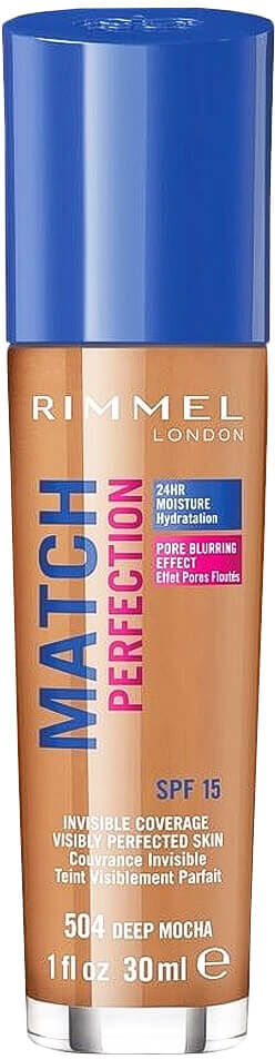 Rimmel Match Perfection SPF 15 504 Deep Mocha  30 ml