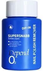 Depend O2 Dip-In Neglelakkfjerner - Blå - 75 ml