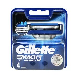 Gillette Mach3 Turbo barberblader – 4 stk.