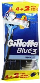 Gillette Blue 3-engangshøvler – 6 stk.