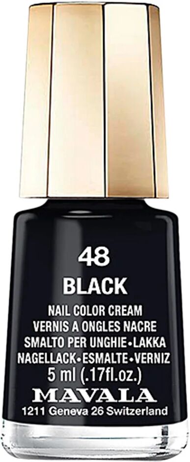 Mavala Nail Color Cream, 48 Black, 5 ml Mavala Neglelakk