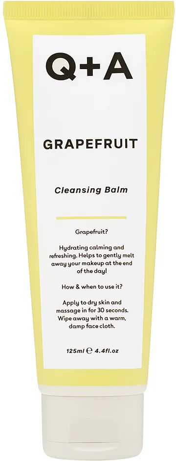 Q+A Grapefruit Cleansing Balm, 125 ml Q+A Ansiktsrengjøring