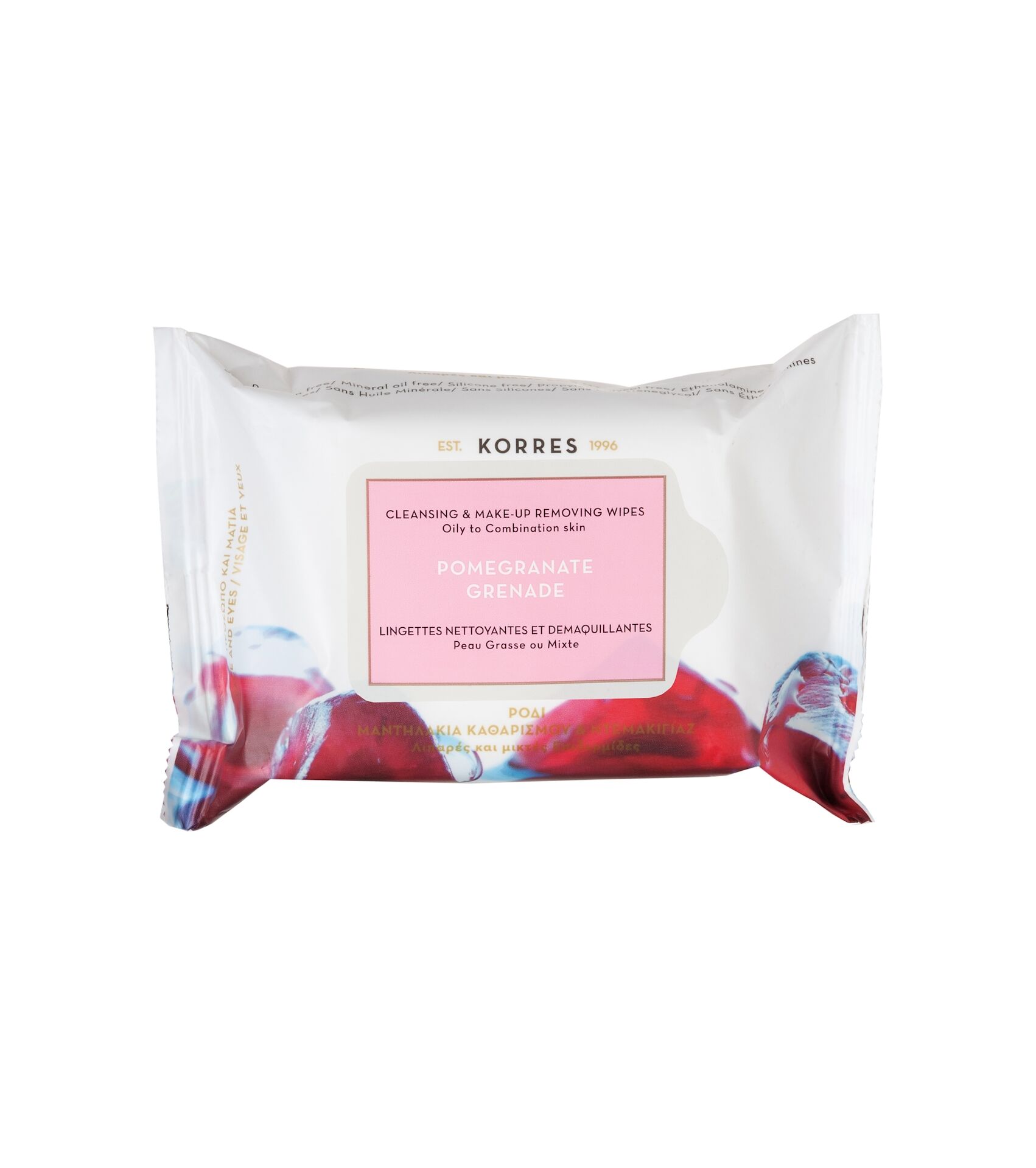 Korres Pomegranate Cleansing & Make-Up Removing Wipes