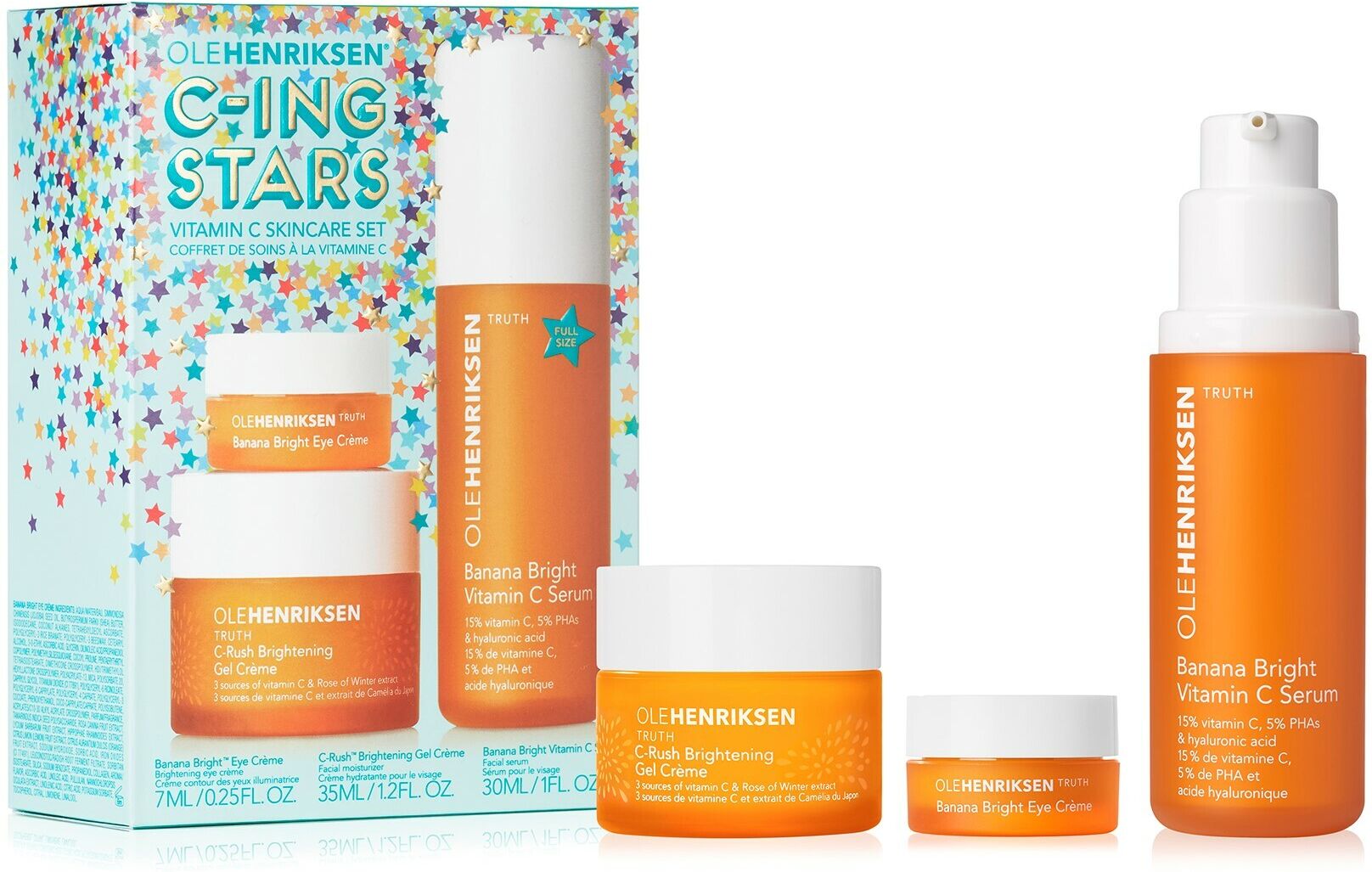 Ole Henriksen C-Ing Stars Vitamin C Skincare Set (Verdi: 1543,-)