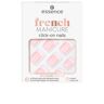 Essence Unhas artificiais click-on de manicure francesa #01-francês clássico