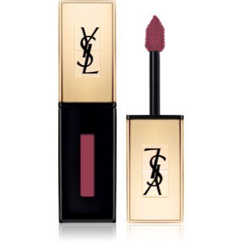 Yves Saint Laurent Vernis À Lèvres Glossy Stain batôm e gloss de longa duração 2 em 1 tom 05 Rouge Vernis 6 ml. Vernis À Lèvres Glossy Stain